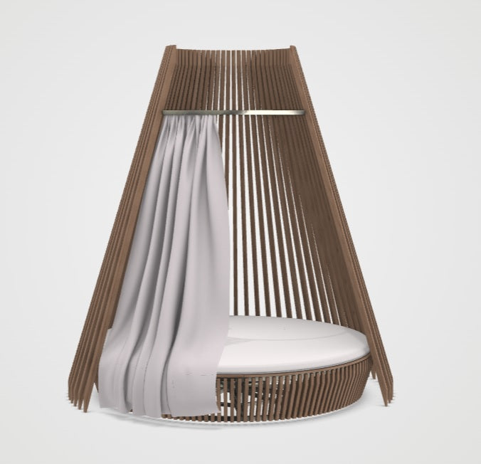 Loungebed ETHIMO Hut