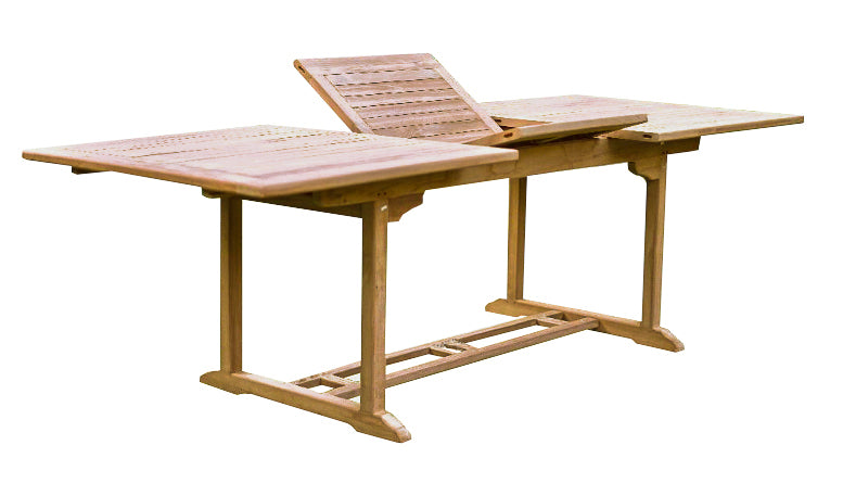 Outdoor Garnitur Teakholz Esstisch ausziehbar Tisch