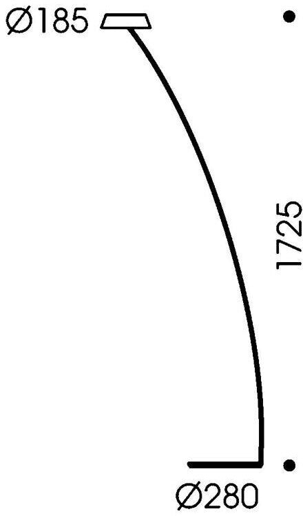 Stehleuchte OLIGO GLANCE LED Weiß matt