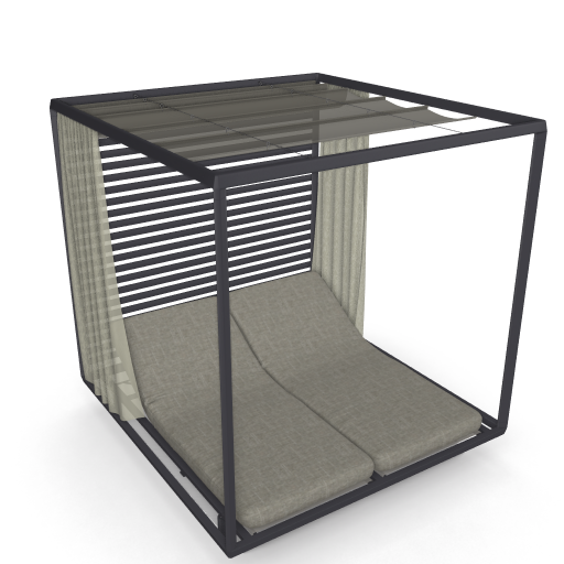 Pavillon Daybed TRIBU Sunscape Roof