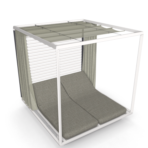 Pavillon Daybed TRIBU Sunscape Roof