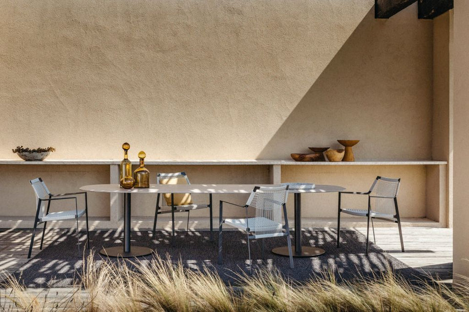 Esstisch TRIBU T-Table Gartentisch Lavasteintisch