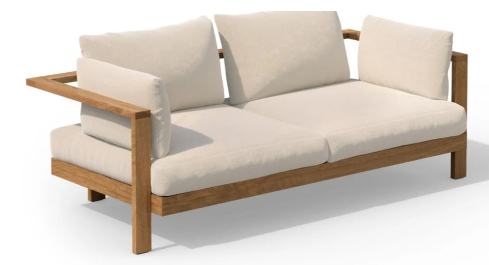 Gartensofa TRIBU Pure 2-Sitzer Outdoorsofa Teakholz